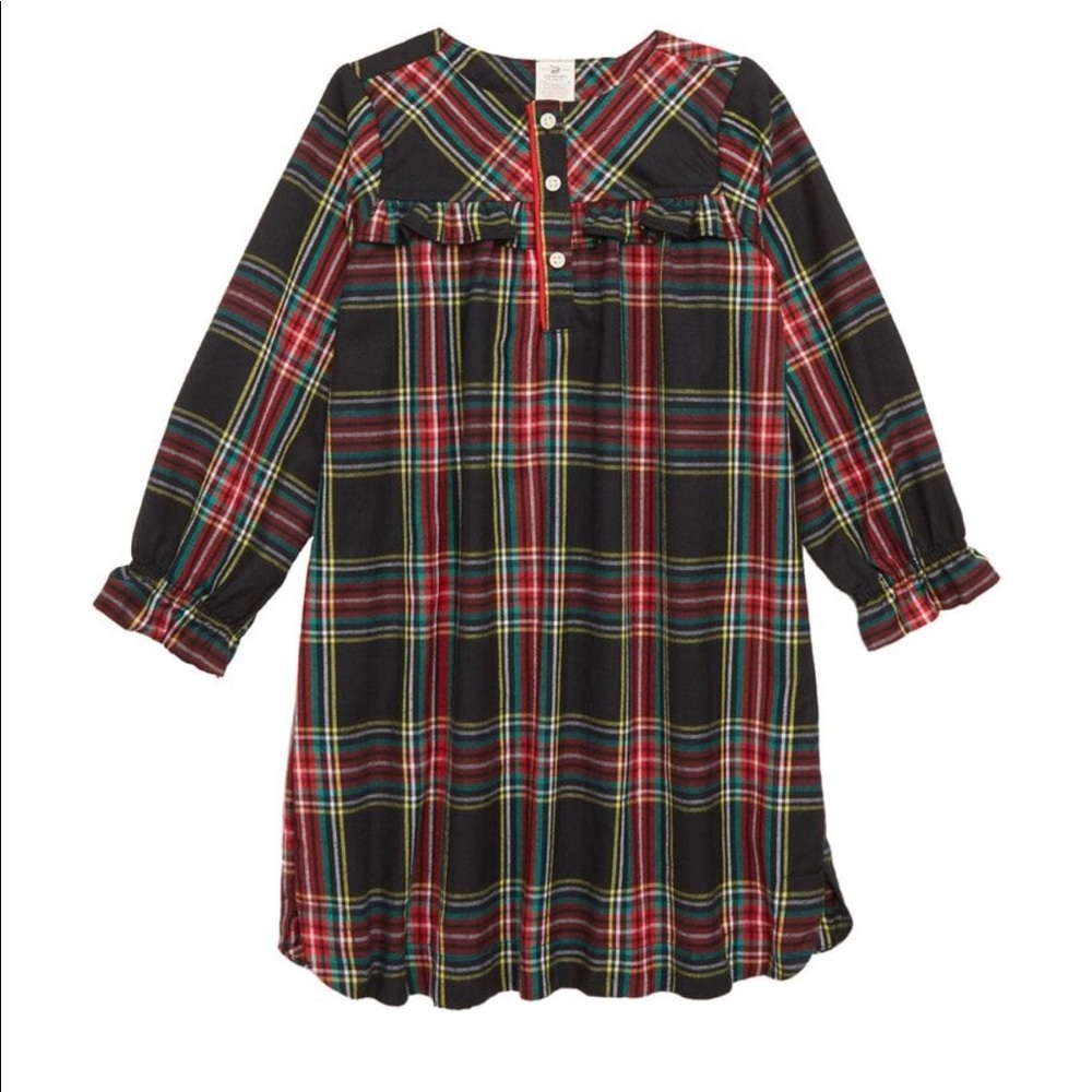 Crewcuts Girls nightgown size 2 Tartan